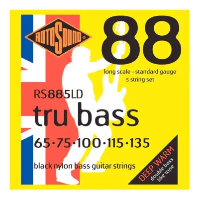 Encordadura RotoSound Tru Bass 88 para Bajo Eléctrico de 5 Cuerdas