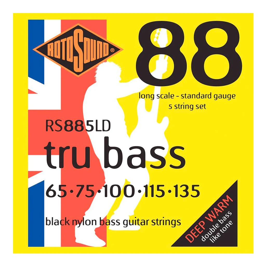 Encordadura RotoSound Tru Bass 88 para Bajo Eléctrico de 5 Cuerdas