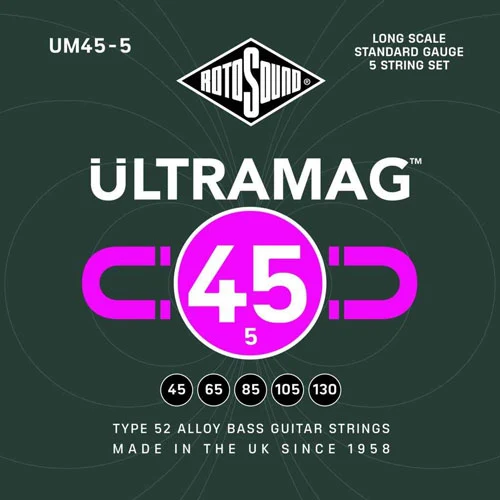 Encordadura RotoSound Ultramag para bajo eléctrico de 5 cuerdas