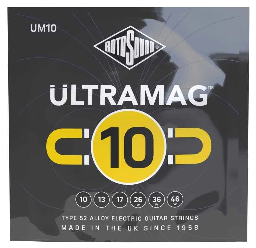 Encordadura RotoSound Ultramag para guitarra eléctrica de 6 cuerdas calibre regular