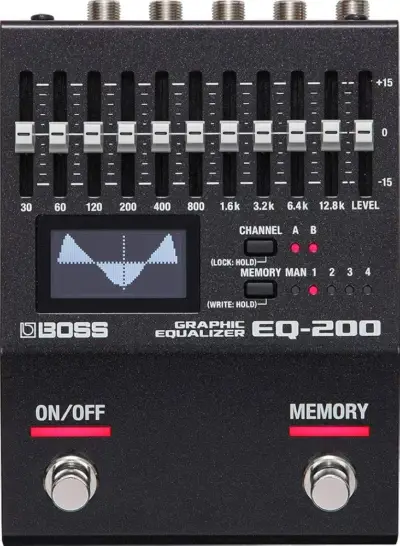 Ecualizador Gráfico Estéreo Boss EQ-200