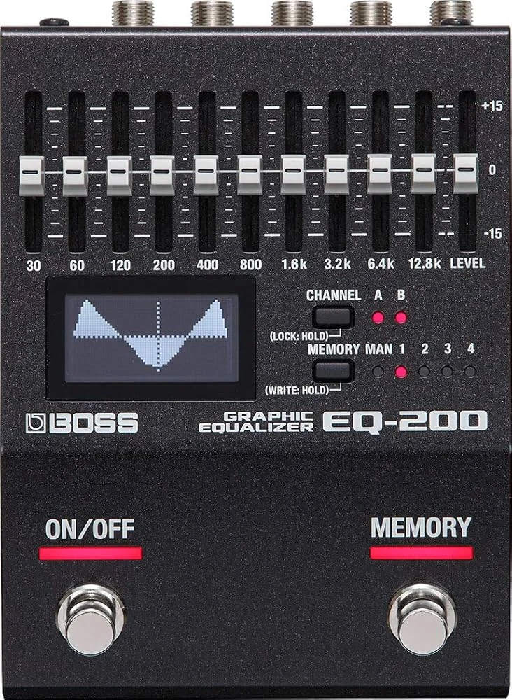 Ecualizador Gráfico Estéreo Boss EQ-200