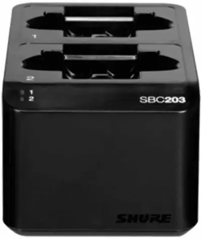 Estación de carga doble Shure SBC203