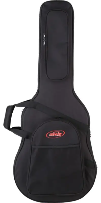 Estuche de tela rígida para guitarra acústica
