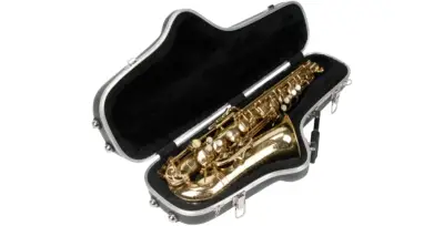 Estuche para Saxofón Alto Negro SKB 140