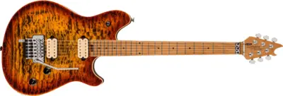 Guitarra Eléctrica EVH Wolfgang Special QM Tiger Eye Glow
