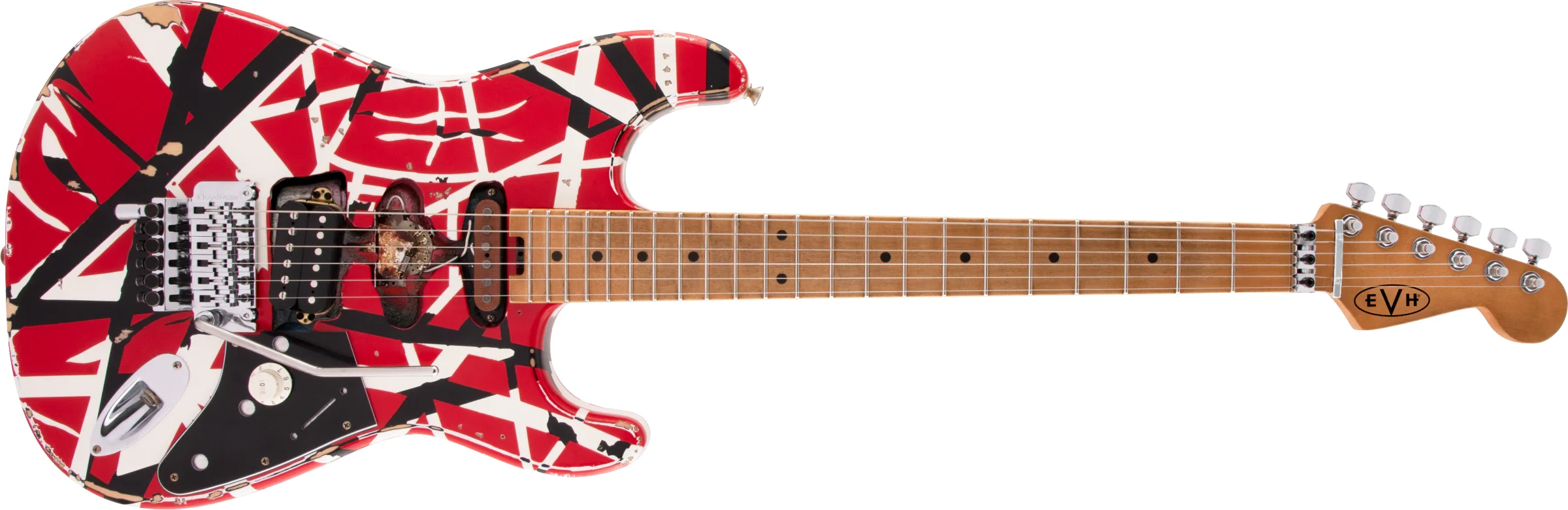 Guitarra eléctrica EVH Striped Series Frankenstein