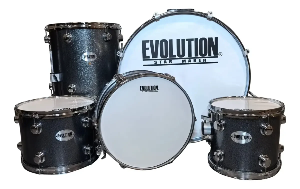 Batería Evolution Starmaker de Madera de Arce Color Azul - Imagen 3