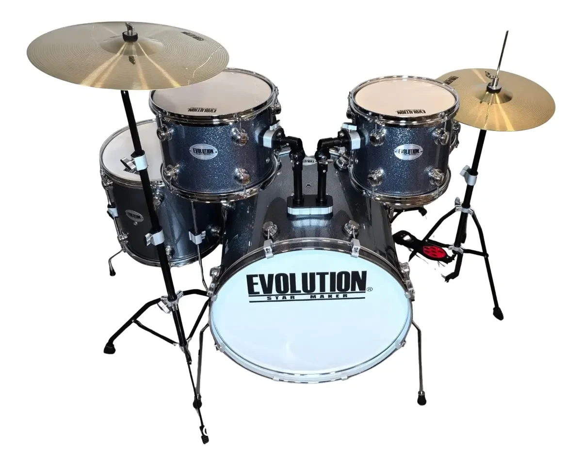 Batería Evolution Starmaker de Madera de Arce Color Azul - Imagen 6