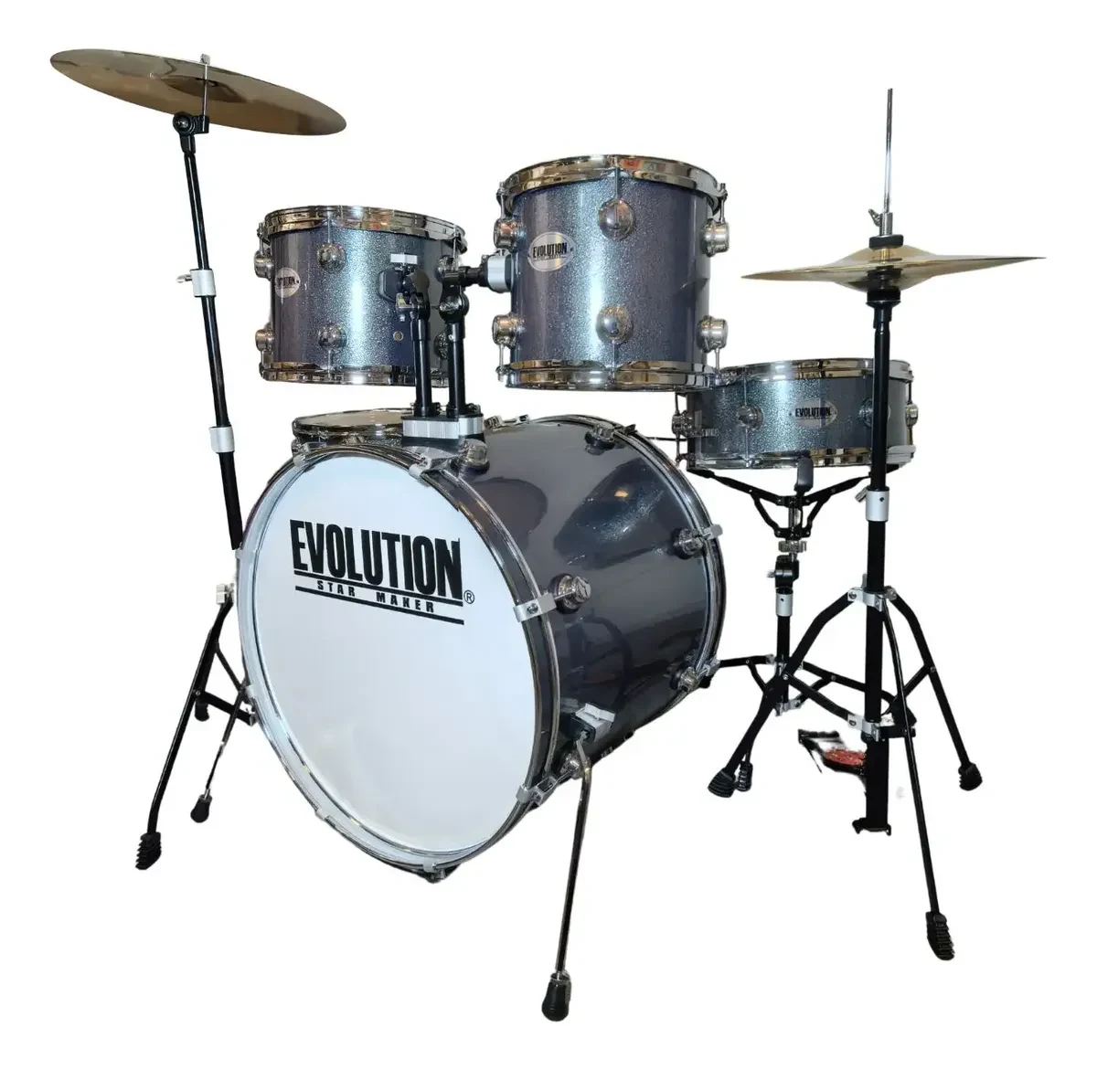 Batería Evolution Starmaker de Madera de Arce Color Azul - Imagen 7