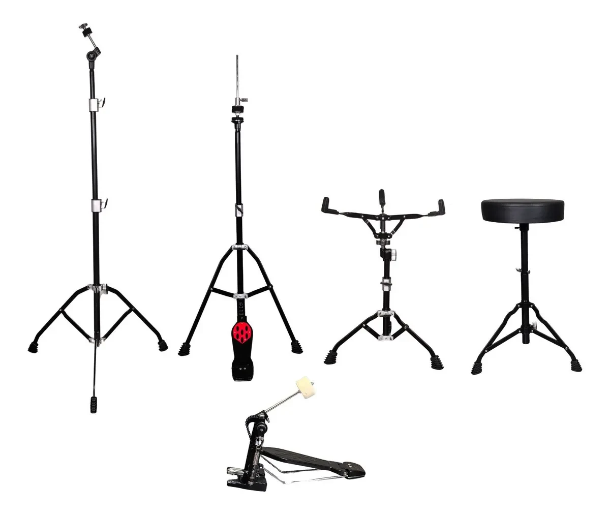 Batería Evolution Starmaker de Madera de Arce Color Negro - Imagen 2