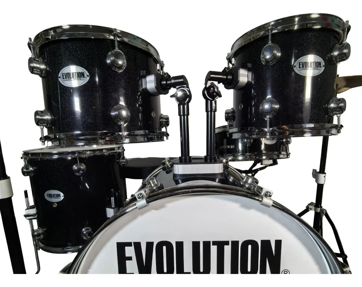 Batería Evolution Starmaker de Madera de Arce Color Negro - Imagen 4