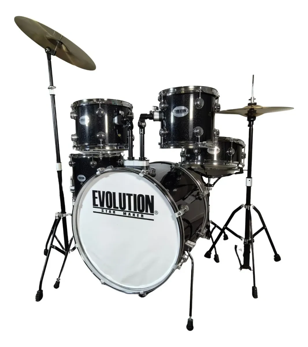 Batería Evolution Starmaker de Madera de Arce Color Negro - Imagen 5