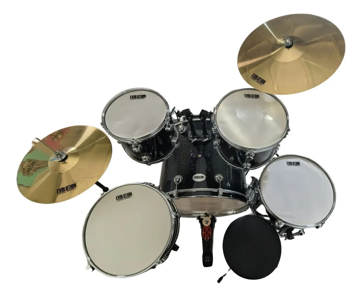 Batería Evolution Starmaker de Madera de Arce Color Negro - Imagen 6