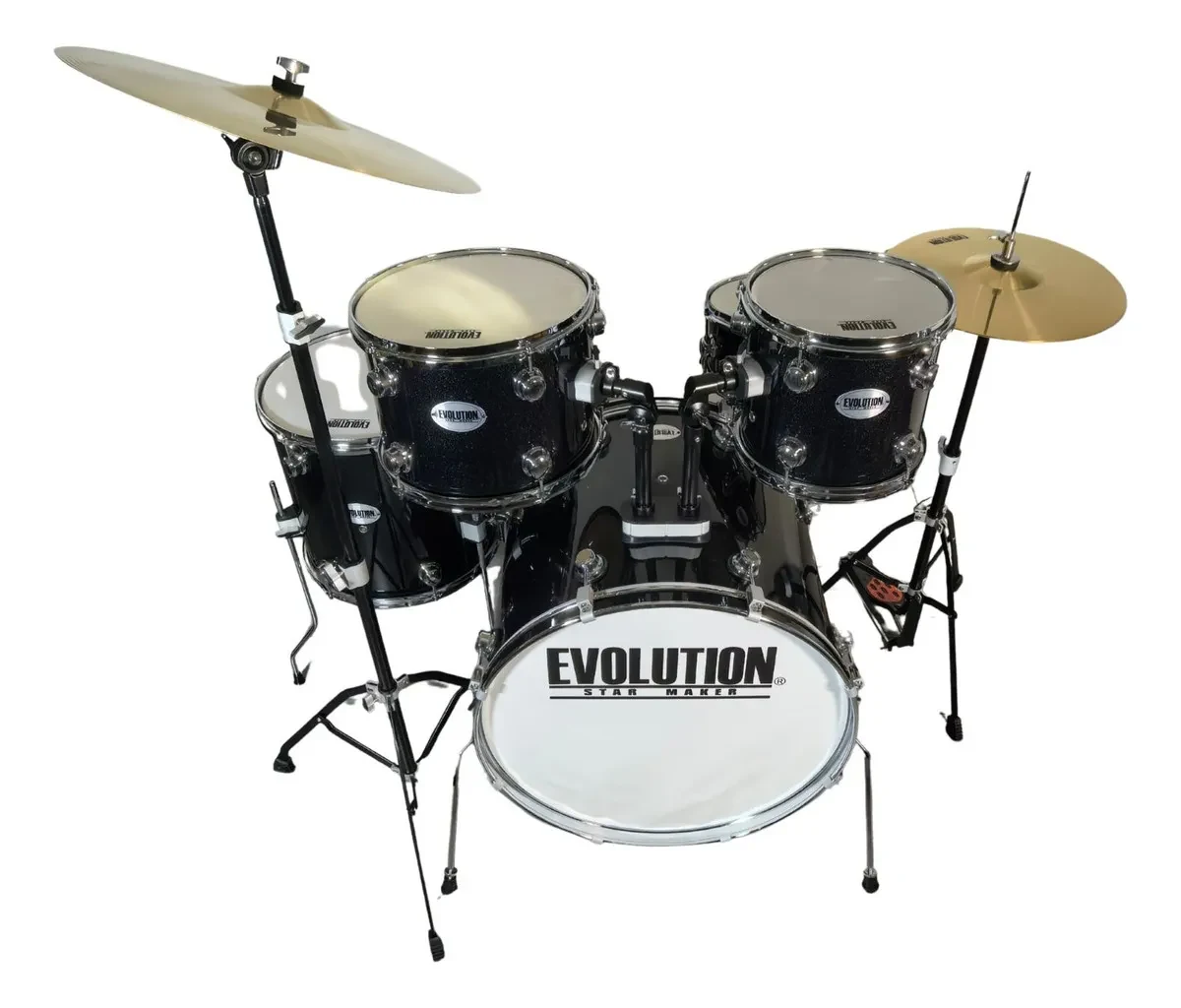 Batería Evolution Starmaker de Madera de Arce Color Negro - Imagen 7