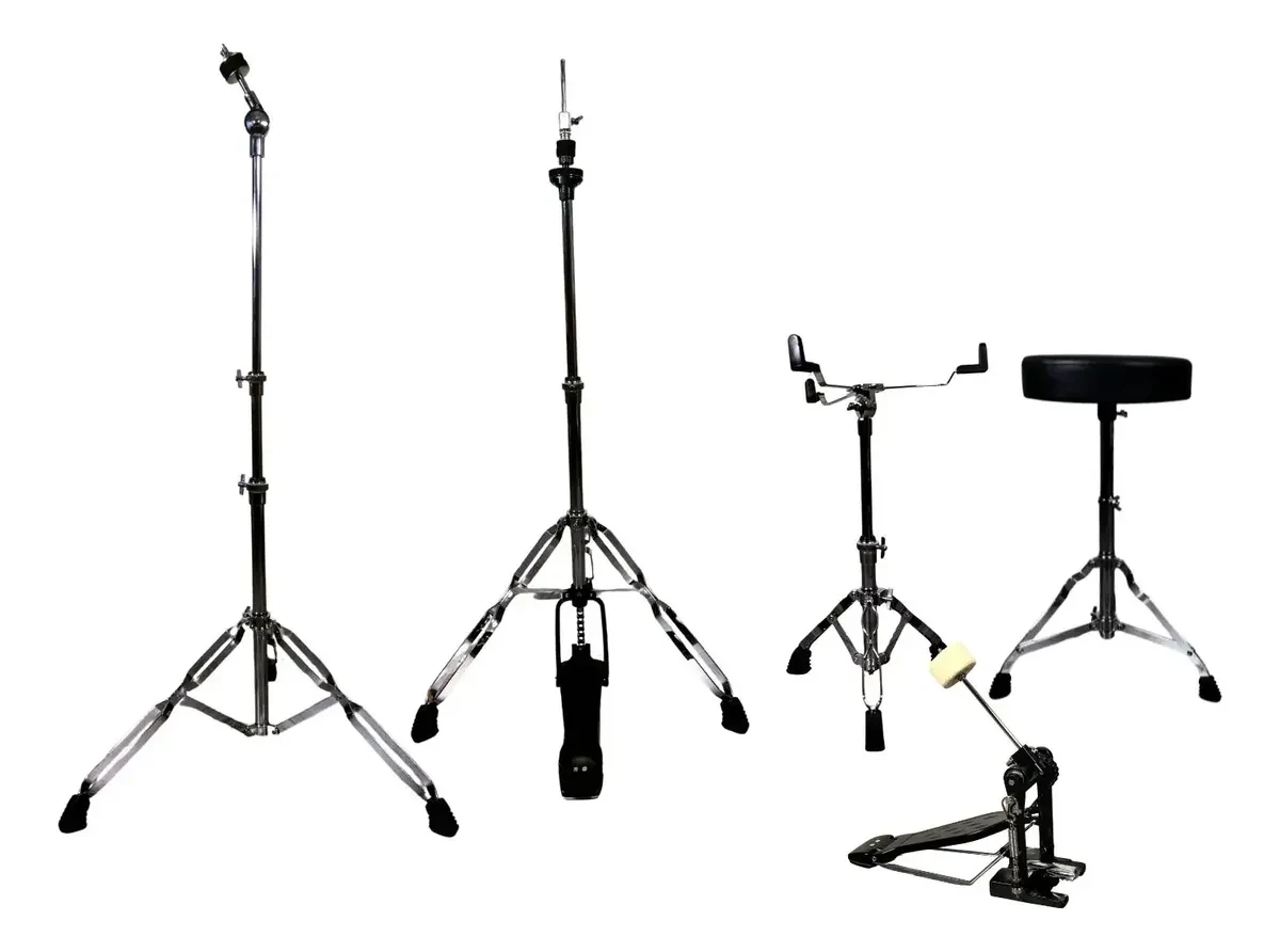 Batería Evolution Nytro X Factor 5 Piezas 10" 12" 14" 16" 22" Color Strata White - Imagen 2