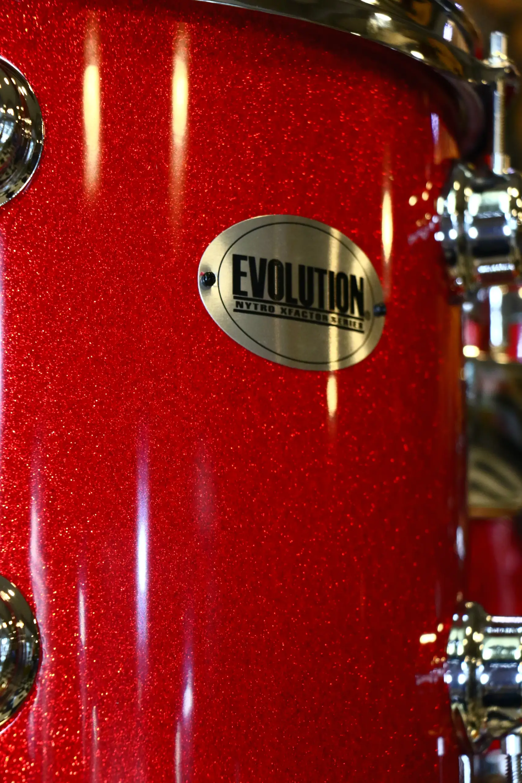 Batería Evolution Nytro X Factor con Platillos, Color Plata con Rayas - Imagen 7