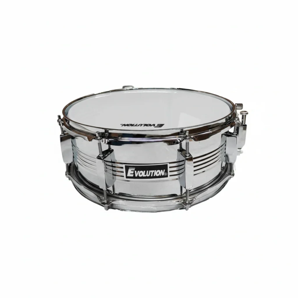 Evolution Tarola de Metal 14" x 5.5" con Doble Tornillo y Baquetas Liverpool NI-7AN