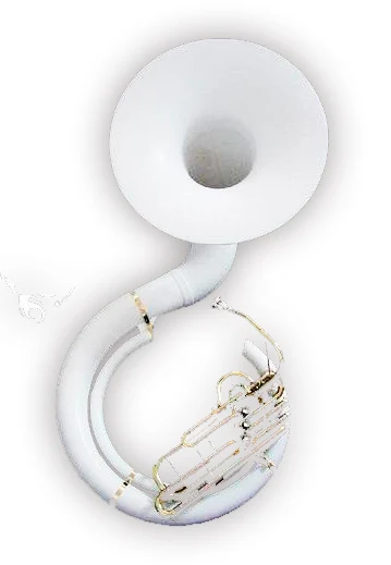 Sousafón Fanpro SP66 de Fibra de Vidrio Blanco