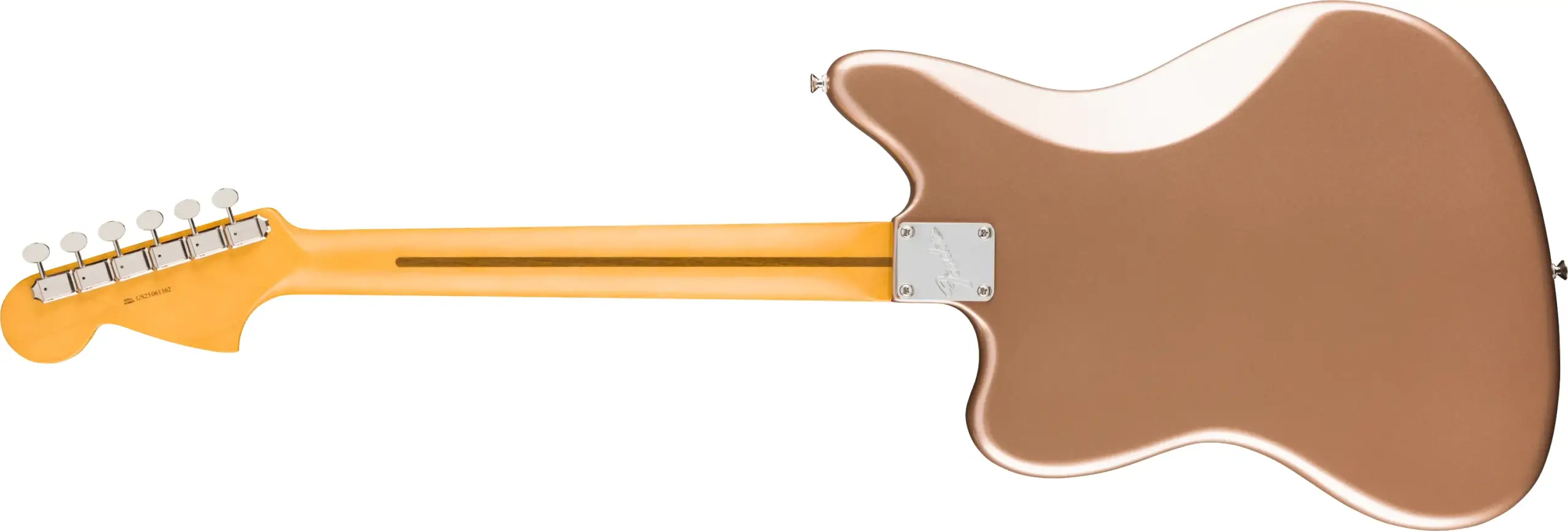 Fender American Professional Classic Jaguar Faded Firemist Gold - Imagen 2