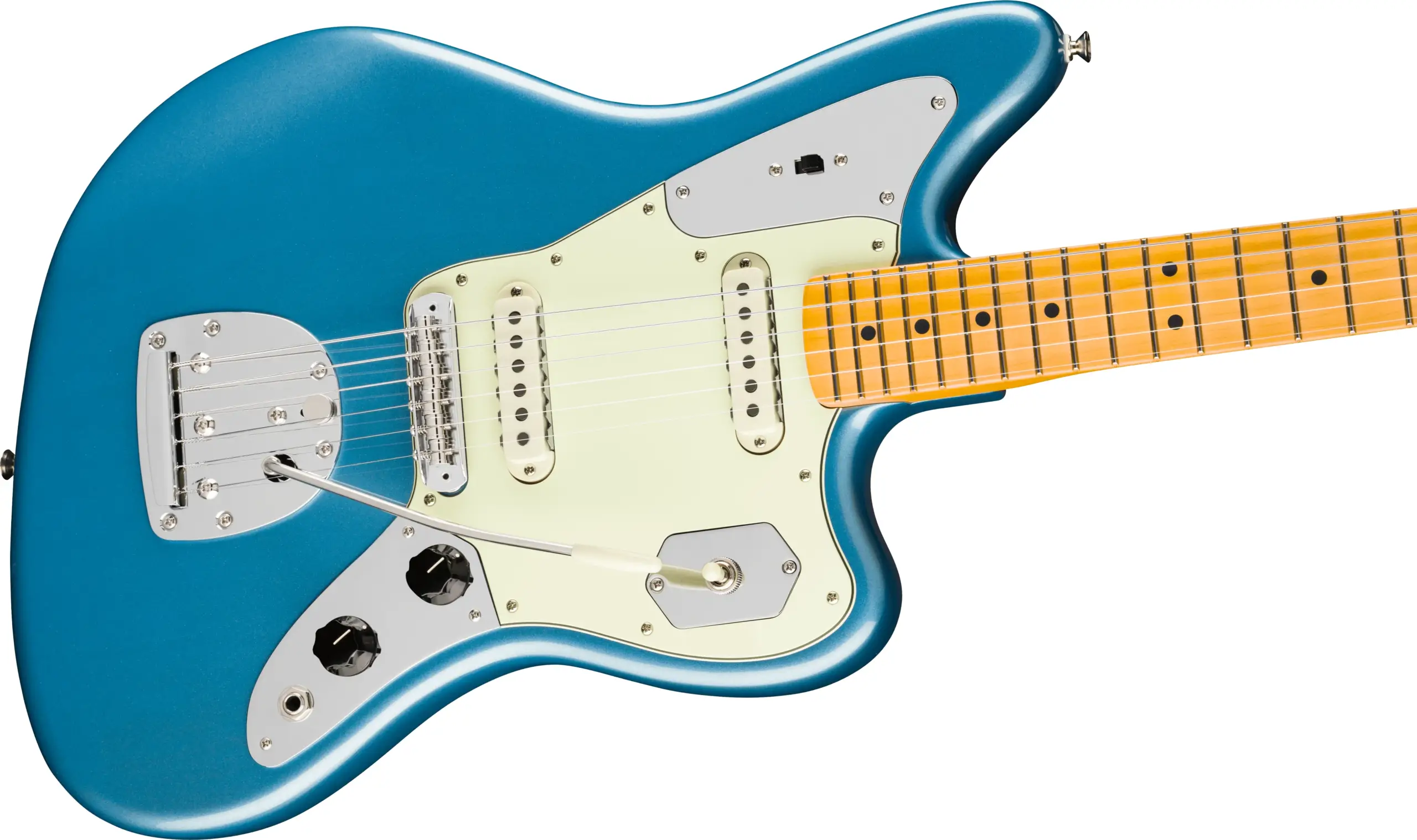 Fender American Professional Classic Jaguar Faded Lake Placid Blue - Imagen 3