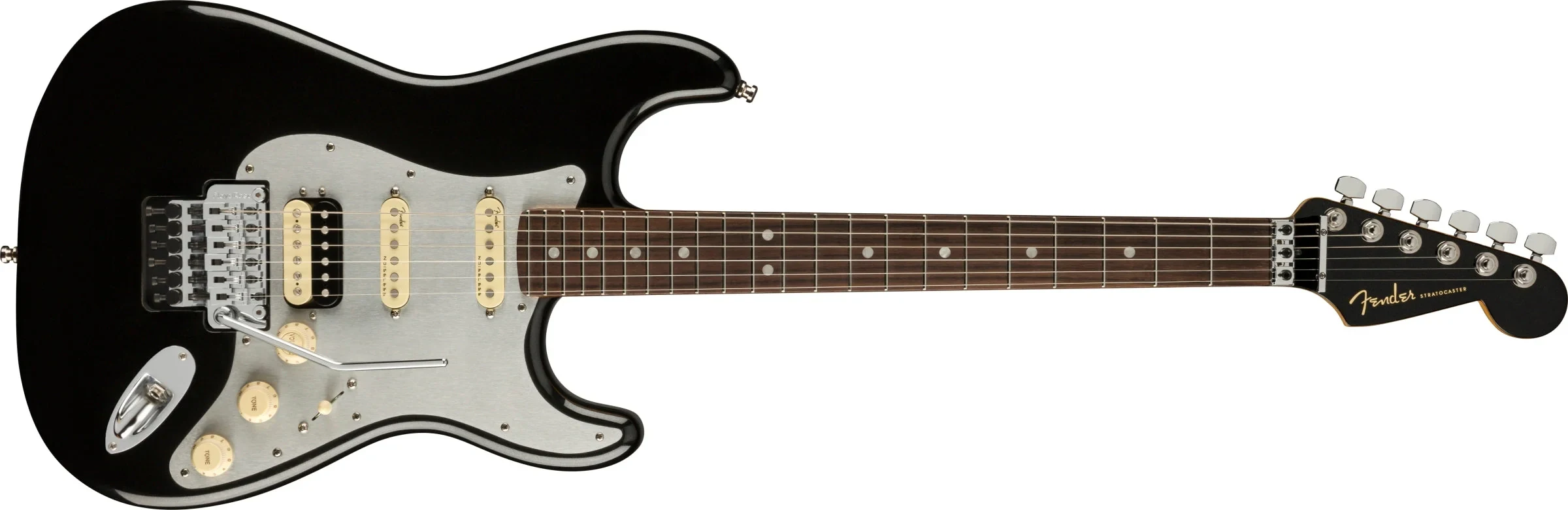Fender American Ultra Luxe Stratocaster Floyd Rose Mystic Black