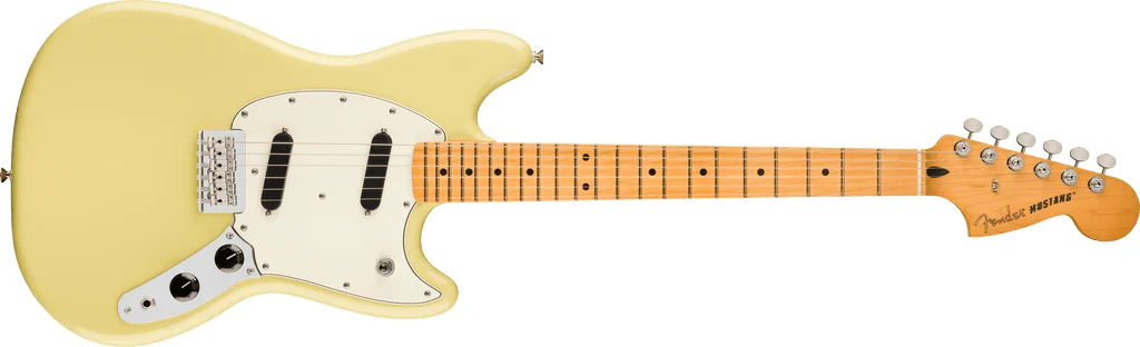 Fender Player II Mustang con Diapasón de Arce Color Hialeah Yellow