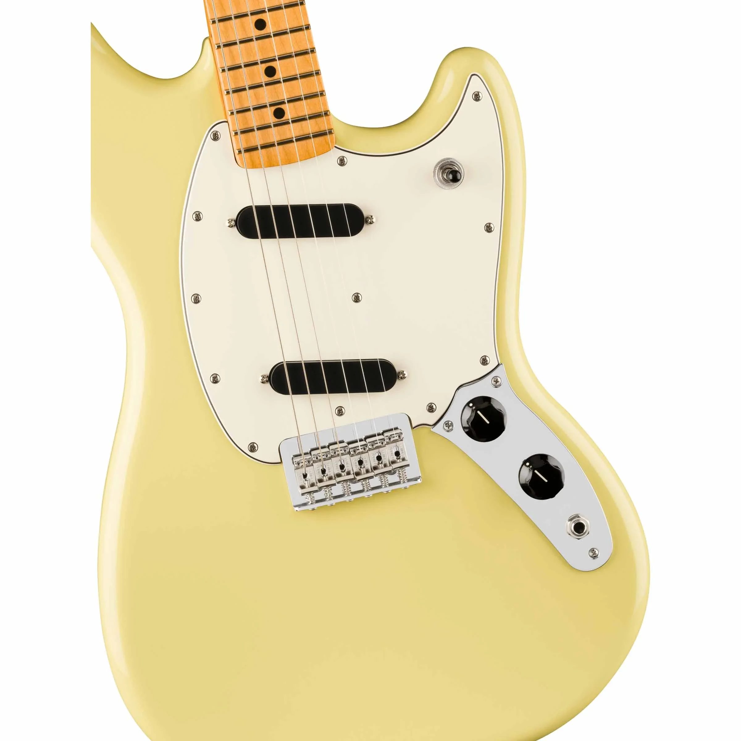 Fender Player II Mustang con Diapasón de Arce Color Hialeah Yellow - Imagen 3