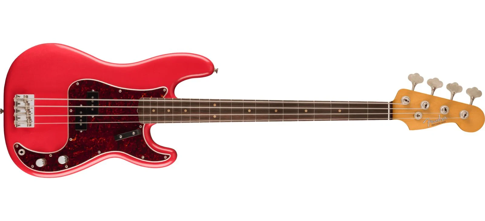 Fender Limited Edition Vintera II Road Worn '60s Precision Bass Fiesta Red