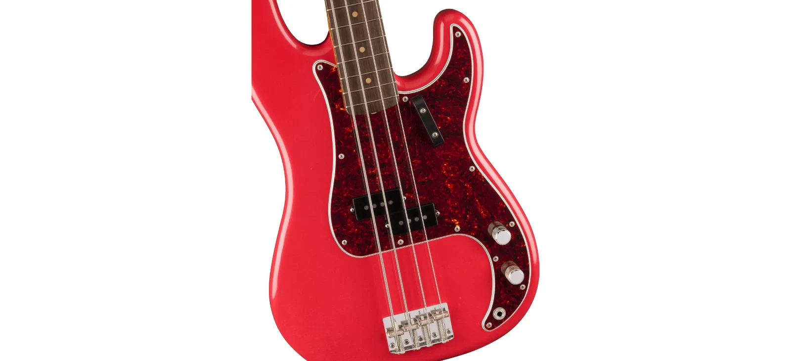 Fender Limited Edition Vintera II Road Worn '60s Precision Bass Fiesta Red - Imagen 2
