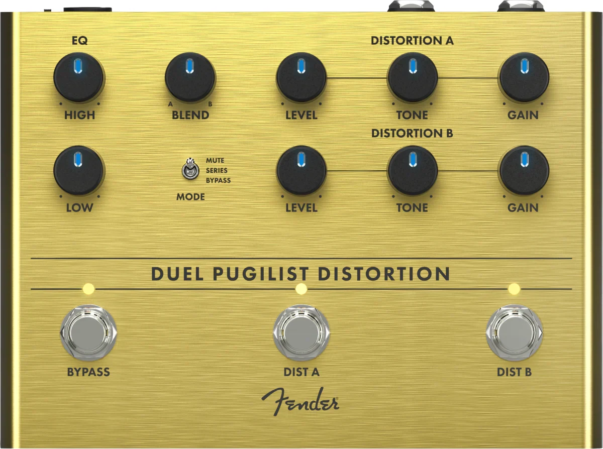 Pedal de Distorsión Fender Duel Pugilist