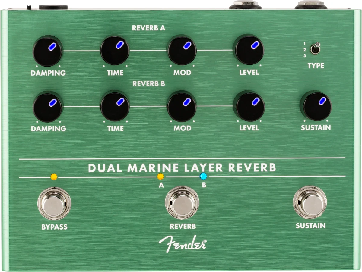 Pedal Dual Marine Layer Reverb Fender