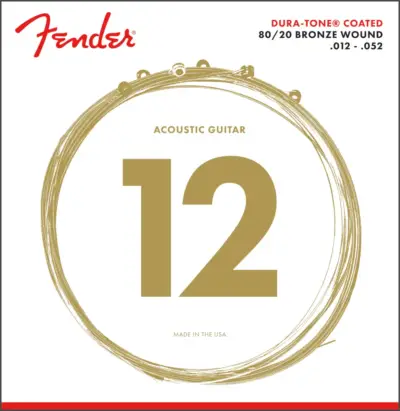 FENDER 0730880303 JGO CUERDAS 80 20 DURA TONE COATED