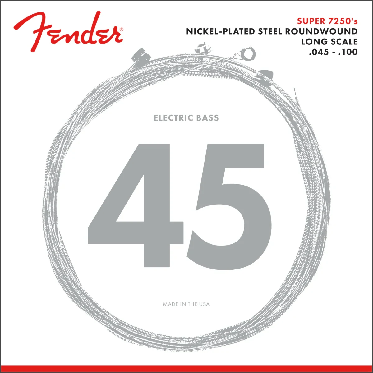 Juego de Cuerdas para Bajo Eléctrico Fender 45-100