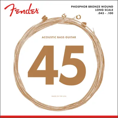 Juego de Cuerdas para Bajo Acústico Fender 8060 Phosphor Bronze 045-100