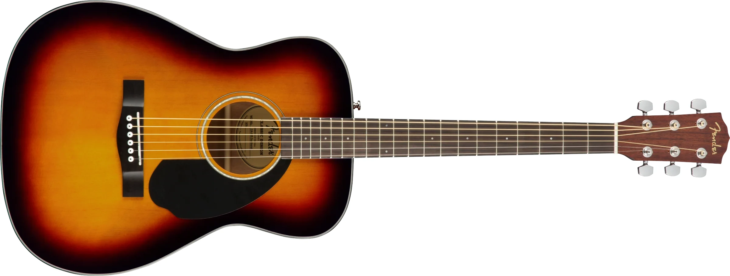 Guitarra Acústica Fender CC60S Concert 3-Colores Sunburst