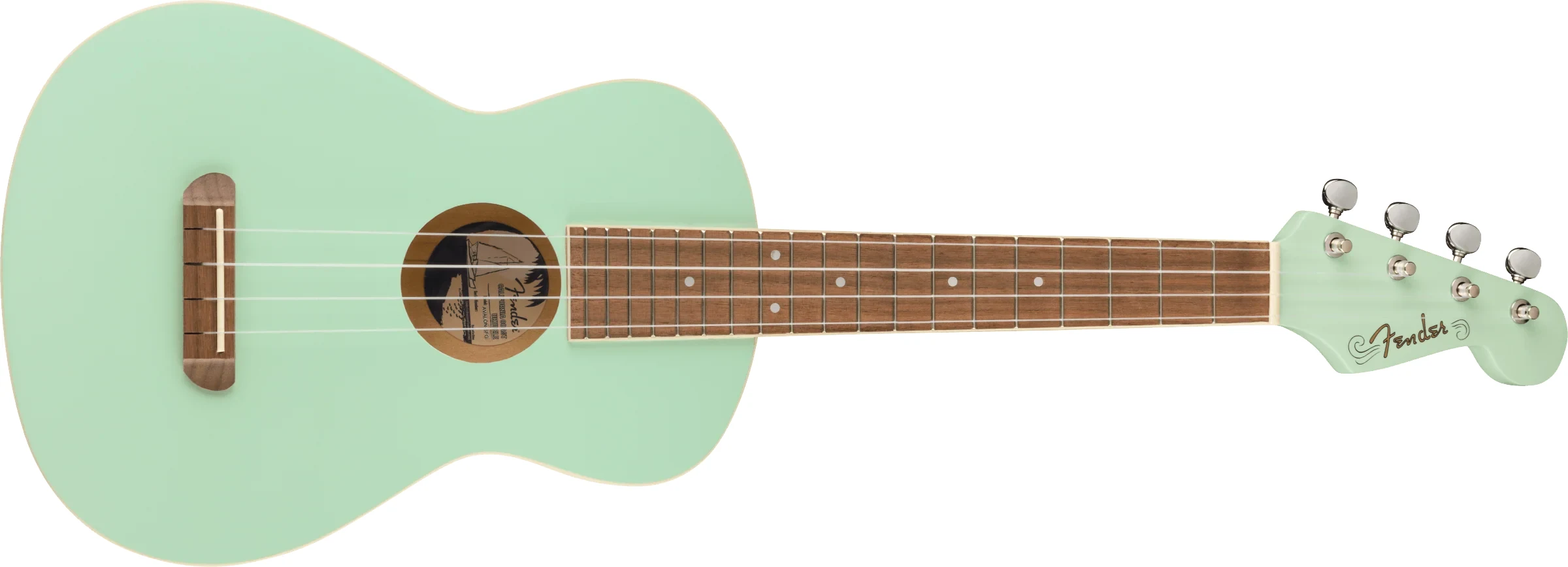 Ukulele Tenor Fender Avalon Surf Green