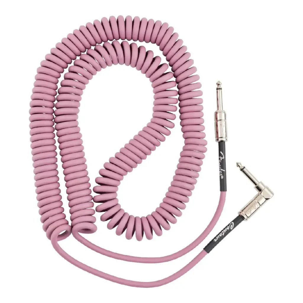 Fender Contour Series Cable en Espiral de 30 ft - Burgundy Mist - Imagen 4