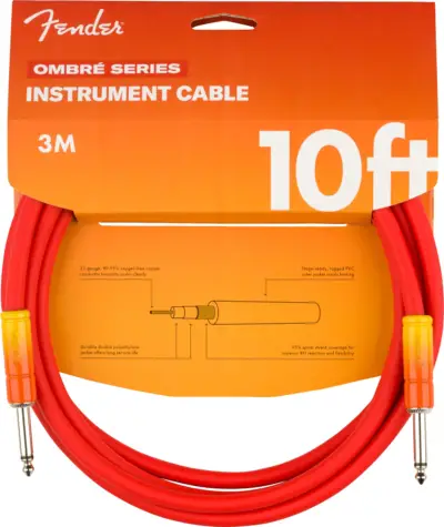 Cable para instrumento Fender 3 metros Tequila Sunrise