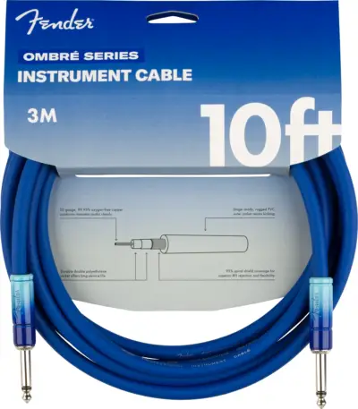 Fender Cable para Instrumento 3 Metros Color Belair Blue