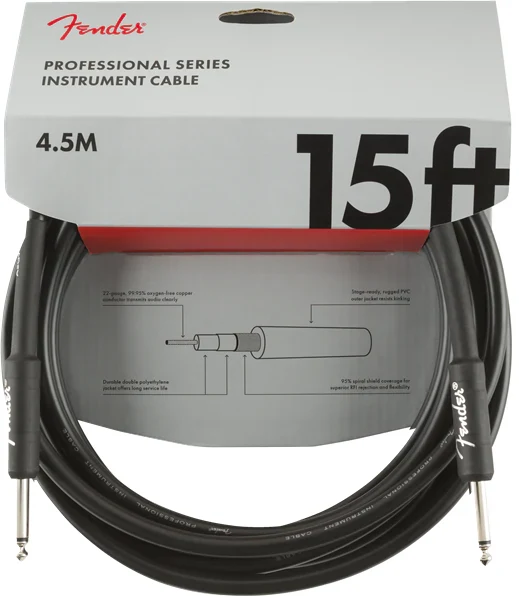 Cable para instrumento Fender serie Pro 4.5 metros