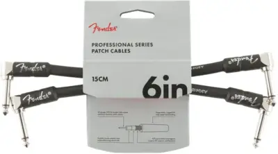 Fender Kit de 2 Cables de Parcheo Professional Series 15 cm