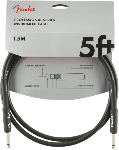 Cable de instrumento Fender Professional Series 1.5 metros