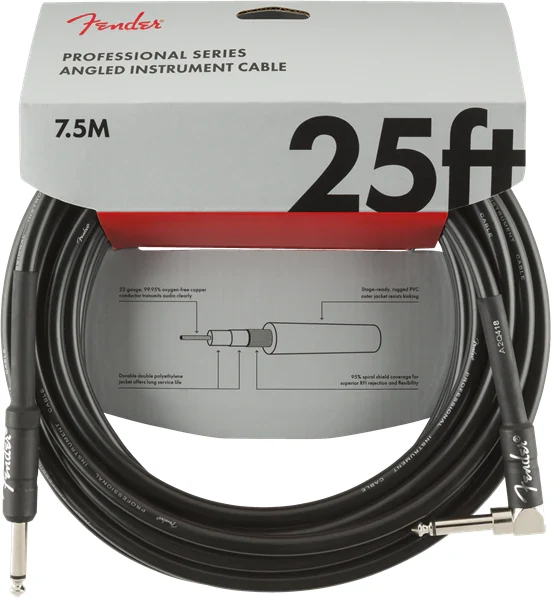 Cable de instrumento Fender Professional Series 7.5 metros
