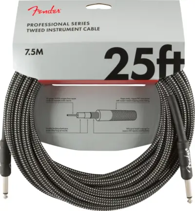 Cable para instrumento Fender Tweed Gray 7.5 metros