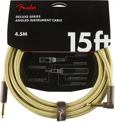 Cable para instrumento Fender Deluxe Series Tweed 4.5 metros