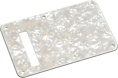Placa trasera de trémolo Fender Stratocaster blanca