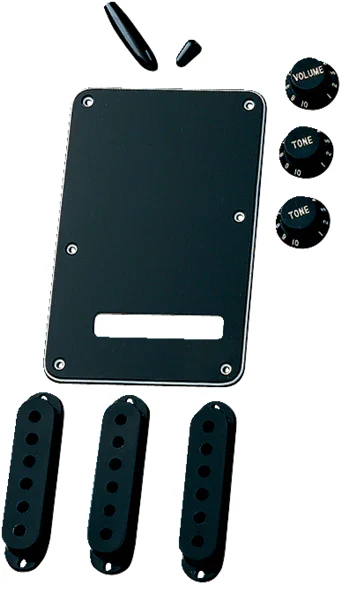 Kit de Accesorios para Stratocaster Negro