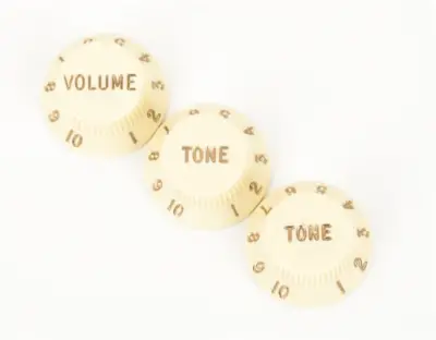 Botones de Tono y Volumen para Fender Stratocaster