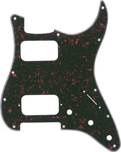 Pickguard Fender 11 Huecos Estilo Moderno para Stratocaster HH Tortuga